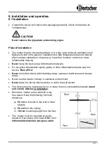 Предварительный просмотр 12 страницы Bartscher W3000 E Instruction Manual