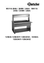 Bartscher W3110-200U Original Instruction Manual preview