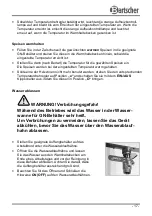 Preview for 21 page of Bartscher WB2110 Instruction Manual