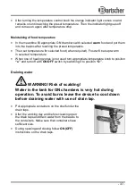 Preview for 41 page of Bartscher WB2110 Instruction Manual