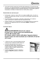 Preview for 81 page of Bartscher WB2110 Instruction Manual