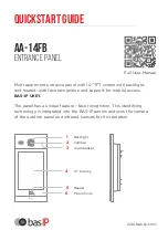 Preview for 1 page of BAS-IP AA-14FB Quick Start Manual