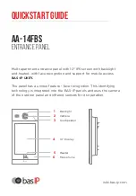 Предварительный просмотр 1 страницы BAS-IP AA-14FBS Quick Start Manual