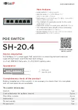 Preview for 2 page of BAS-IP SH-20.4 User Manual