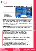 Preview for 1 page of BAS technic 8710 Quick Start Manual