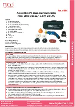 Preview for 1 page of BAS technic 9294 Manual