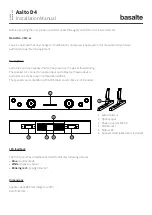 Preview for 1 page of Basalte Aalto D4 Installation Manual