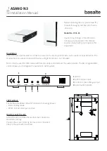 Basalte ASANO N3 Installation Manual предпросмотр