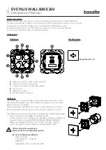 Basalte EVE PLUS WALL BASE 24V Installation Manual preview