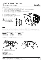 Preview for 2 page of Basalte EVE PLUS WALL BASE 24V Installation Manual