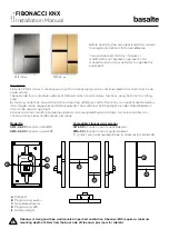 Basalte FIBONACCI KNX Installation Manual предпросмотр