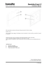 Basalte Sentido front 2 Series Installation Manual preview