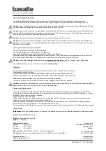 Предварительный просмотр 2 страницы Basalte Sentido KNX Installation Manual