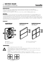 Basalte SENTIDO RS485 Installation Manual preview