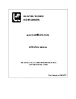 Preview for 1 page of Bascom_turner GAS-ROVER VGA-411 Operation Manual