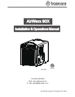 Base aire AirWerx 90X Installation & Operation Manual preview