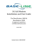 Предварительный просмотр 1 страницы Base Line 3G Cell Modem Installation And User Manual