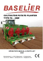 Предварительный просмотр 1 страницы Baselier FA BW Series Operator'S Manual & Parts List