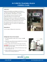 Baseline FlowStation Installation Manual preview