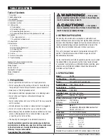 Preview for 2 page of Basement Systems CX-109 Installer'S & Owner'S Manual