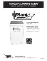 Basement Systems SD109 SaniDry XP Installers And Users Instructions preview