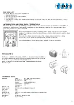 Предварительный просмотр 9 страницы BASENHURT TEBAS EFka106 Installation And Maintenance Instructions Manual