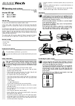 Предварительный просмотр 3 страницы BASETech 1362526 Operating Instructions Manual