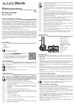 Preview for 1 page of BASETech 1373255 Operating Instructions Manual