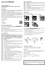 Предварительный просмотр 4 страницы BASETech 1407623 Operating Instructions