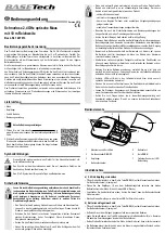 BASETech 1407913 Operating Instructions Manual preview