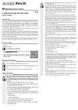 Preview for 3 page of BASETech 1417344 Operating Instructions Manual