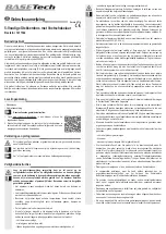 Preview for 5 page of BASETech 1417344 Operating Instructions Manual