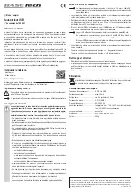 Preview for 3 page of BASETech 1425991 Operating Instructions