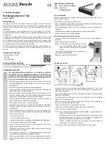 Preview for 5 page of BASETech 1434331 Operating Instructions Manual