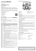 Preview for 3 page of BASETech 1456965 Operating Instructions