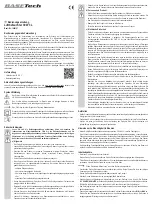 Preview for 1 page of BASETech 1465107 Manual