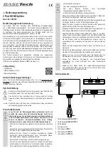 BASETech 1490514 Operating Instructions Manual preview