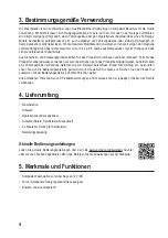 Preview for 4 page of BASETech 1490543 Operating Instructions Manual