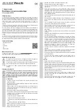 Preview for 7 page of BASETech 1507016 Operating Instructions Manual