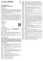 Preview for 10 page of BASETech 1507016 Operating Instructions Manual