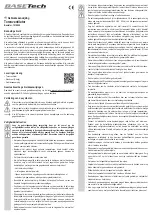 Preview for 7 page of BASETech 1516849 Operating Instructions Manual