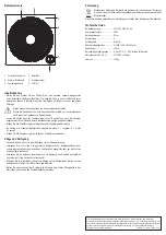 Preview for 2 page of BASETech 1516851 Operating Instructions Manual