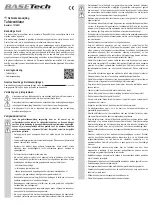 Preview for 7 page of BASETech 1516851 Operating Instructions Manual