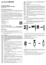 Preview for 1 page of BASETech 1517056 Operating Instructions Manual