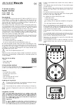 Предварительный просмотр 5 страницы BASETech 1528580 Operating Instructions Manual