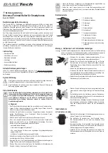 Предварительный просмотр 1 страницы BASETech 1534910 Operating Instructions