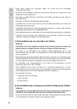 Предварительный просмотр 8 страницы BASETech 1561345 Operating Instructions Manual