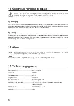 Preview for 54 page of BASETech 1561345 Operating Instructions Manual