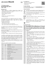 Preview for 10 page of BASETech 1599499 Operating Instructions Manual