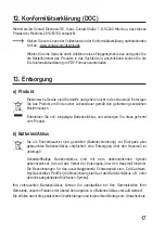 Preview for 17 page of BASETech 1604185 Operating Instructions Manual